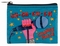  x CH-CH-CH-CH CHANGE PURSE - GELDBRSE BLUE Q